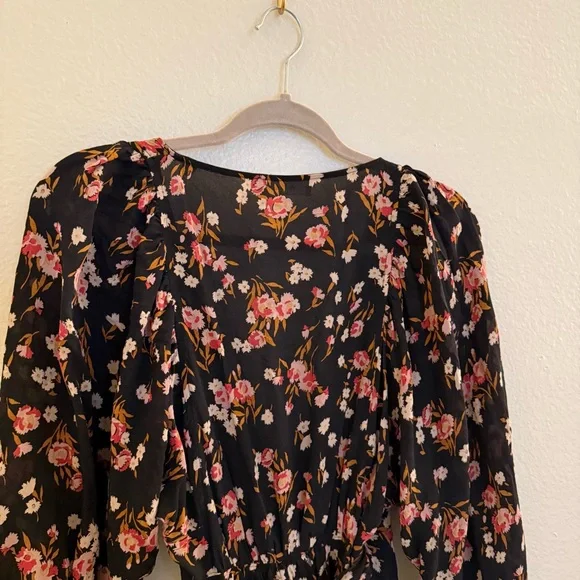 ALC Floral Black Dress - Picture 8 of 8